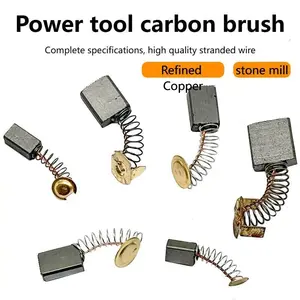 Essential Carbon Brushes Set 50-Pack for#51,#21,#50,#43,#153,#5,#6,#103,#6-100,#9523,#DW100,#5016,#125 Power Tools Cleaning Tool Set different model