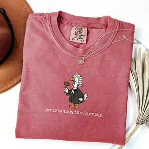 Comfort Colors Goose Lawyer T-Shirt, Funny Silly Lawyer Gift, Law School Graduation Tee, Future Lawyer Law Student Gift, Lawyer Shirt for Graduates