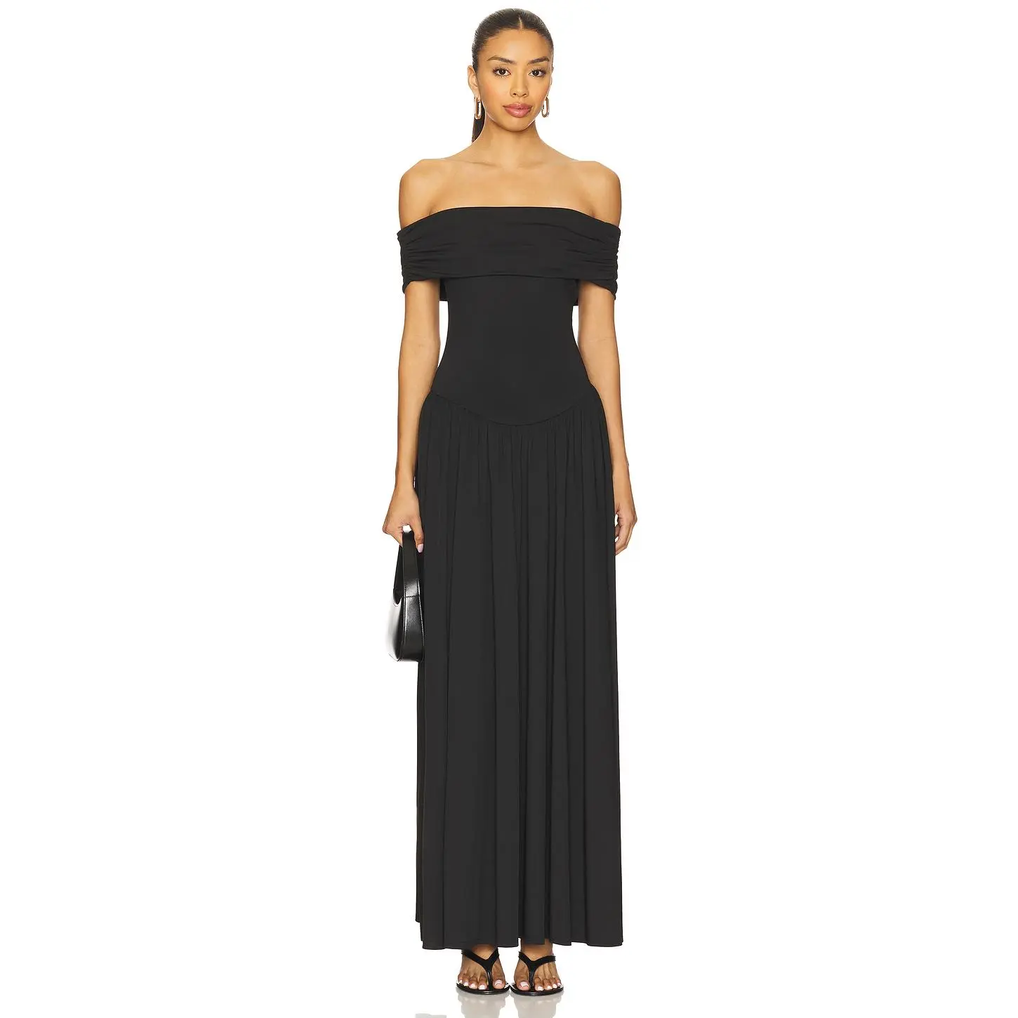 MORE TO COME Brielle Maxi Dress in Black