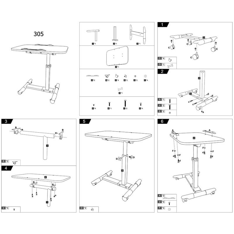 Foldable Standing Desk with Wheels, 27.2-35.4" Height Adjustable Mobile Overbed Tables, Metal Frame Portable Laptop Desk Bedroom Aids Hospital Bed Table for Home Hospital Foldable Standing Desk with Wheels, 27.2-35.4" Height Adjustable Mobile Overbed Tables, Metal Frame Portable Laptop Desk Bedroom Aids Hospital Bed Table for Home Hospital