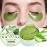 60pcs Aloe Vera + Collagen Eye Serum Cream Under Eye Patches, Under Eye Patches For Puffy Eyes, Firming Eye Mask for Dark Circles, Puffiness, Fine Lines, Fragrance-Free, Gel Packaging, Skincare, Natural Ingredient Design