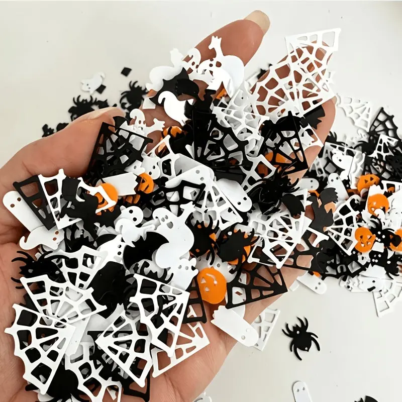 Halloween Glitter Confetti Mix, Mixed Color Festive Decoration for Celebration, Party Theme Decorating to Create Fun Look