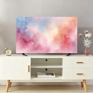 JIT 2D FLAT watercolor printing, four seasons universal TV protective cover, suitable for LCD TV and other display devices, multi-size optional, beautiful and practical.