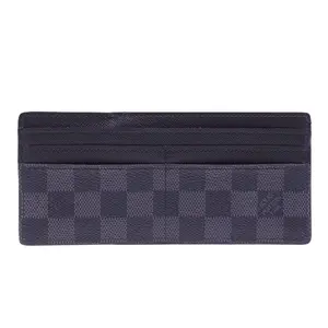 Pre-owned Louis Vuitton Canvas Small Leather Goods Damier Graphite Portefeuille Ron Modular Wallet