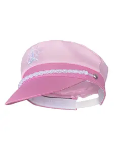 Cross-border pink navy hat sun visor foreign trade flat-top sailor sweet wind captain hat girl pink hat