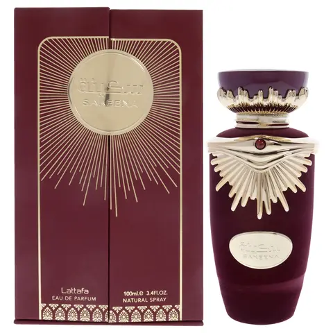 Lattafa Sakeena Unisex EDP Spray - 3.4 oz Fragrance Bundle