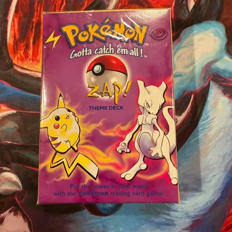 Pokemon Potential Shadowless Zap theme deck