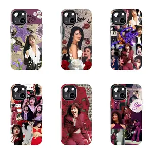 Selena Quintanilla Rose Collage Phone Case Suitable for iPhone 17-11 Pro Max/Plus and  Samsung Galaxy S23-25