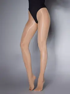 High Waist Silky Smooth Women's Stockings, One Pair Horse Oil Socks, Glossy Compression Fit Pantyhose, Soft and Comfortable, Spring