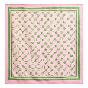 ELLE Get the Look Graphic Print Satin Scarf