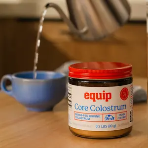 Equip Core Colostrum - Grass-Fed Bovine Colostrum 3g per Scoop for gut health, immune support, and skin radiance