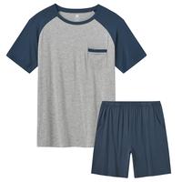 Royal Blue + Light Grey