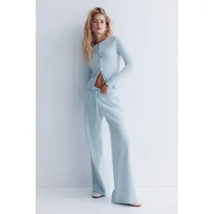 H&M Waffled drawstring trousers