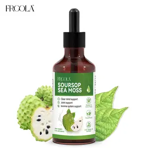 SOURSOP SEA MOSS Liquid Drop for Joint Health, Immune System and Heart Health Support, Soursop Bitters Liquid, Herbal Goodness, Sugar/Gluten Free, Natural Flavor