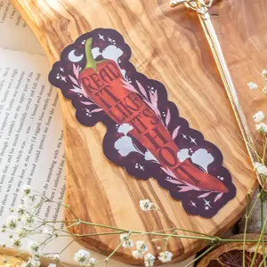Read It Like It's Hot Pepper Die-Cut Bookmark for Romance Booktok Readers