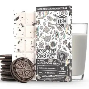 Tre House Cookies & Cream Chocolate Bar – Premium Blend Chocolate Bar
