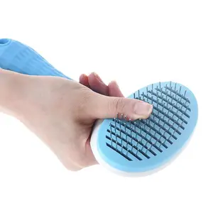 Pet Cat Comb Cleaning Hair Dog Comb Needle Comb Self-Cleaning Comb Hair Removal Fine Needle Comb Hair Remover Dog And Cat Pet Supplies Pet Hair Unknotting Comb