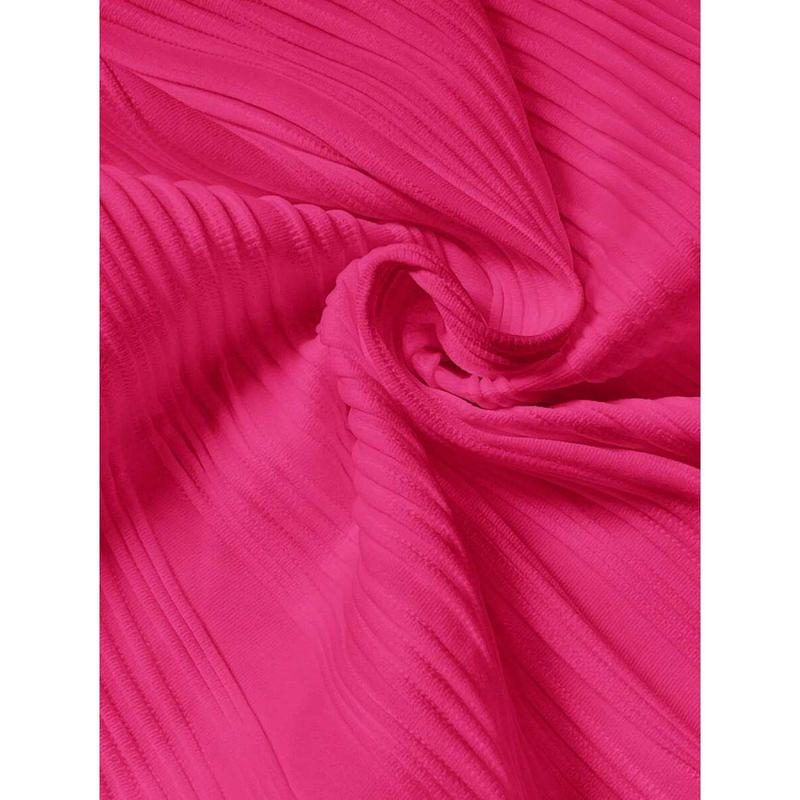 Summer Casual Model New Lapel V-Neck Short-Sleeved Slim Long Skirt White Wavy Knitted Fabric Women's Dress