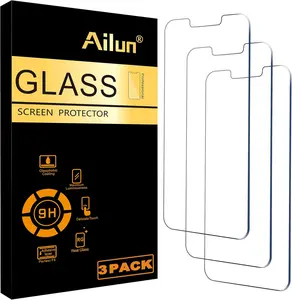Screen Protector for iPhone 17e / iPhone 16e / iPhone 14 / iPhone 13 / iPhone 13 Pro [6.1 Inch] Display 3 Pack Tempered Glass, Case Friendly [Not for iPhone 16 6.1 Inch]