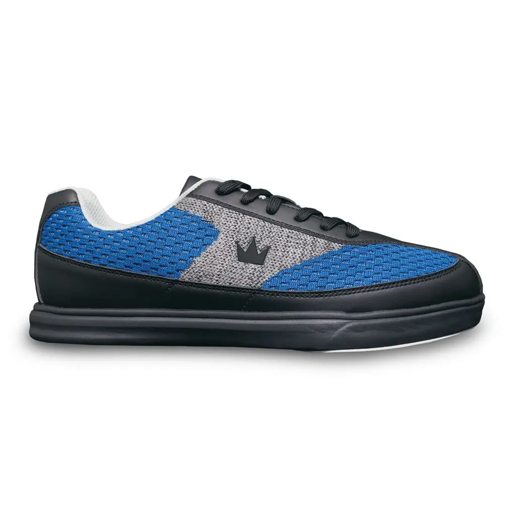 Brunswick Men's Renegade Sports Footwear - Blue Synthetic Mesh Bowling Shoes with Performance EVA Sole and Foam Padding