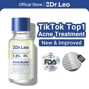 Dr.Leo Drying Lotion | Pimple Treatment & Body Acne Treatment | Visibly Shrinks Pimples in 24 Hours & Helps Fade Acne Marks in 7 Days | With 1.8% Encapsulated Salicylic Acid, 4% Niacinamide & 10% Sulfur (20ml)