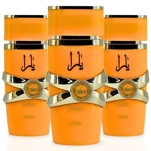 Yara Tous EDP Spray 100ML By Lattafa | Best Scent with Tropical Fruits. (PACK OF 3)