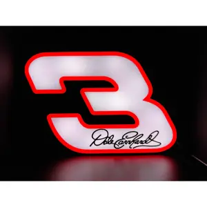 Custom Dale Earnhardt LED Sign – Personalized Racing Neon Art for NASCAR Fans