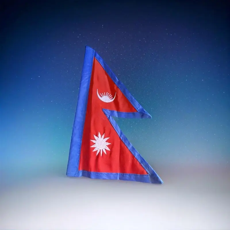 Nepali Flag / Nepali flag with Stand Banners Small