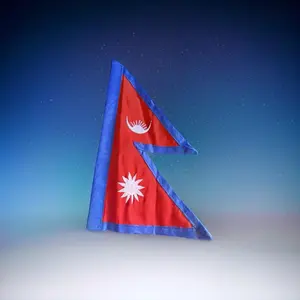 Nepali Flag / Nepali flag with Stand Banners Small