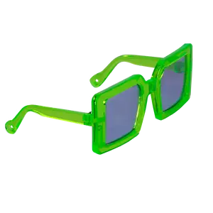 Fluorescent Sun Glasses - Green