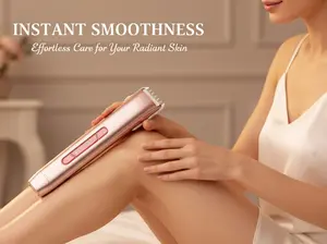 Premium 2-in-1 Electric Body Trimmer, Dual Head Design for Full Body Grooming, Smooth & Gentle Hair Removal, Safe for Sensitive Skin, Waterproof Cordless Design, USB Rechargeable, Ideal for Home & Travel