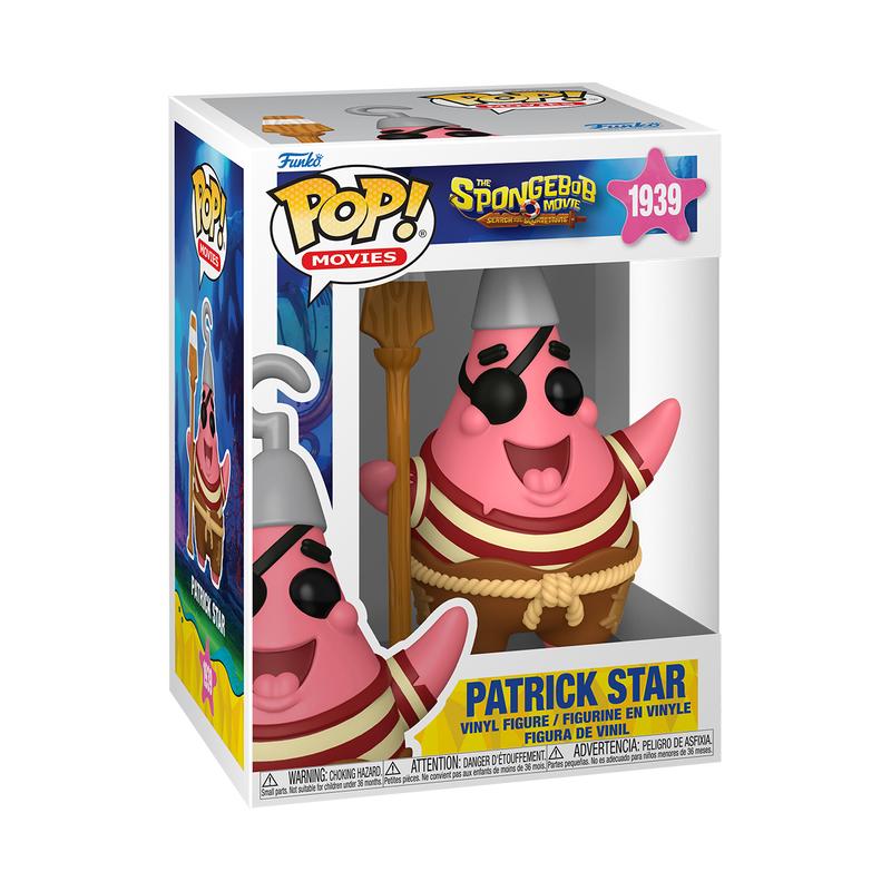 Funko POP Movies: The SpongeBob Movie - (Patrick, Spongebob, Squidward, Garry, Mr Krabs, Flying Dutch Sponge) w/ vRare Pop Protector Included