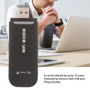 Portable 4G LTE WiFi Hotspot – Fast Internet Anywhere, USB Dongle Router, Supports 10 Devices, Easy Setup