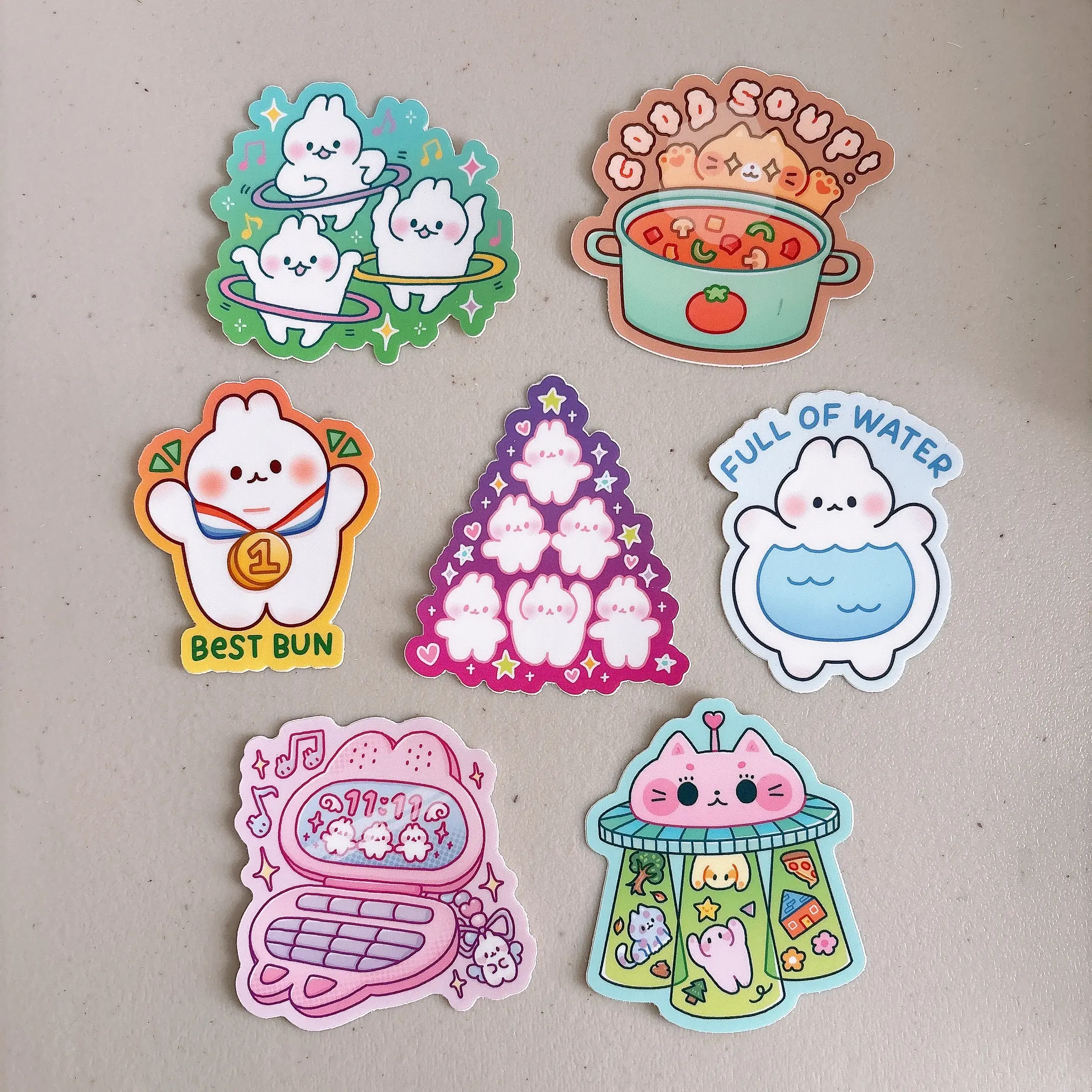 StickyRiceCo Cute Funny Animal Stickers StickyRiceCo Cute Funny Animal Stickers