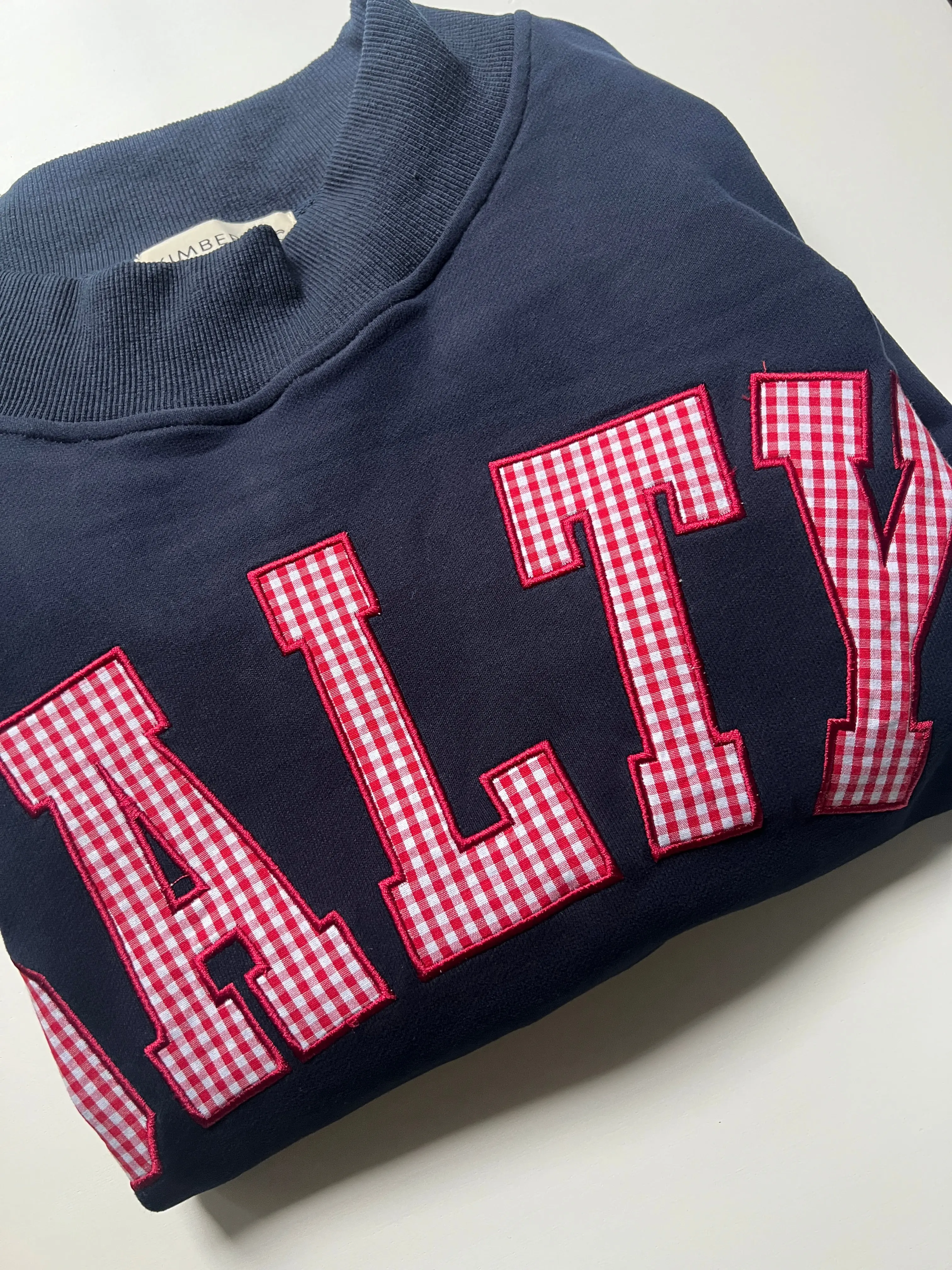 “SALTY” mock neck sweatshirt
