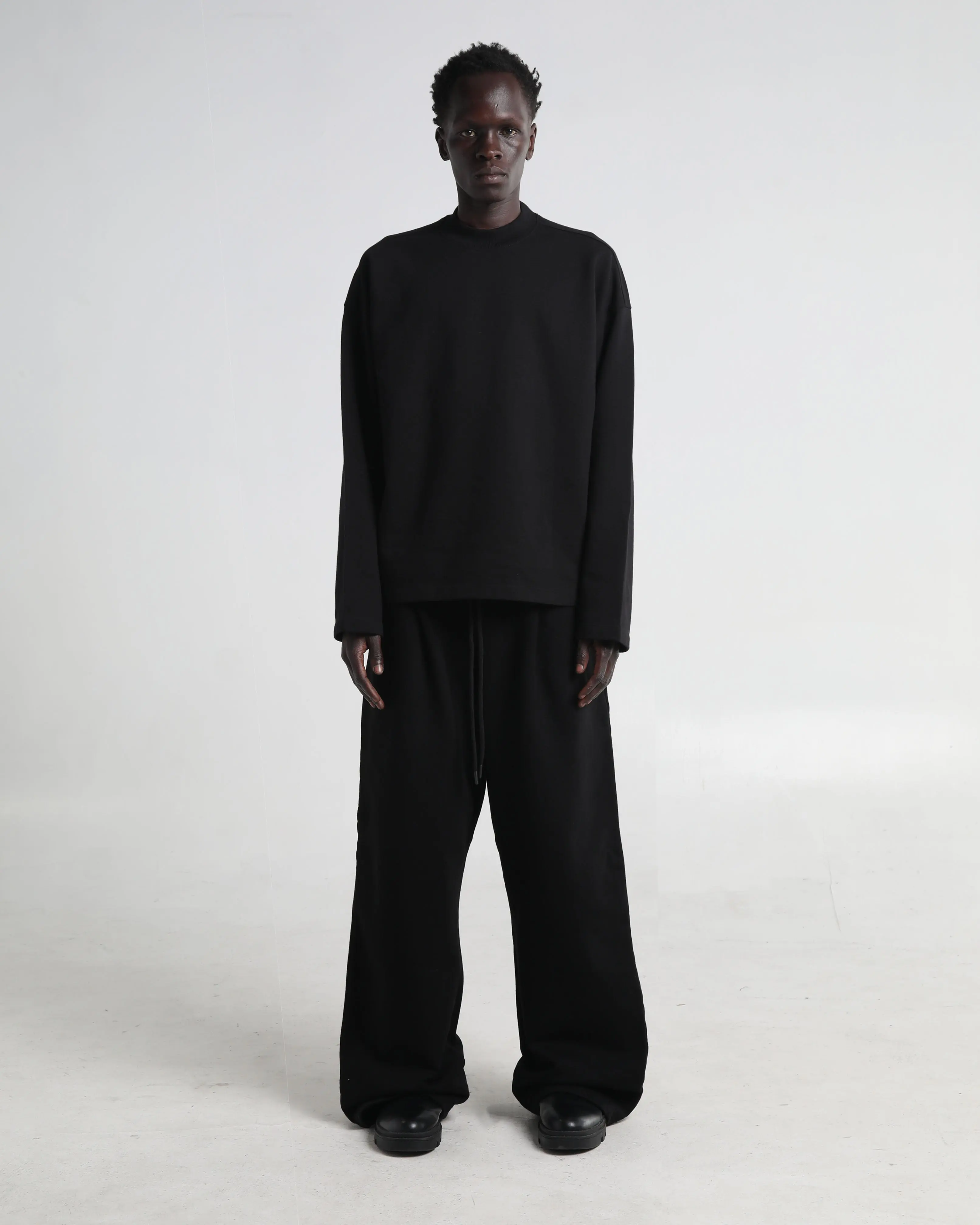 Terry Garment Dye Long Sleeve Shirt