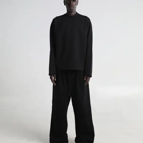 Terry Garment Dye Long Sleeve Shirt