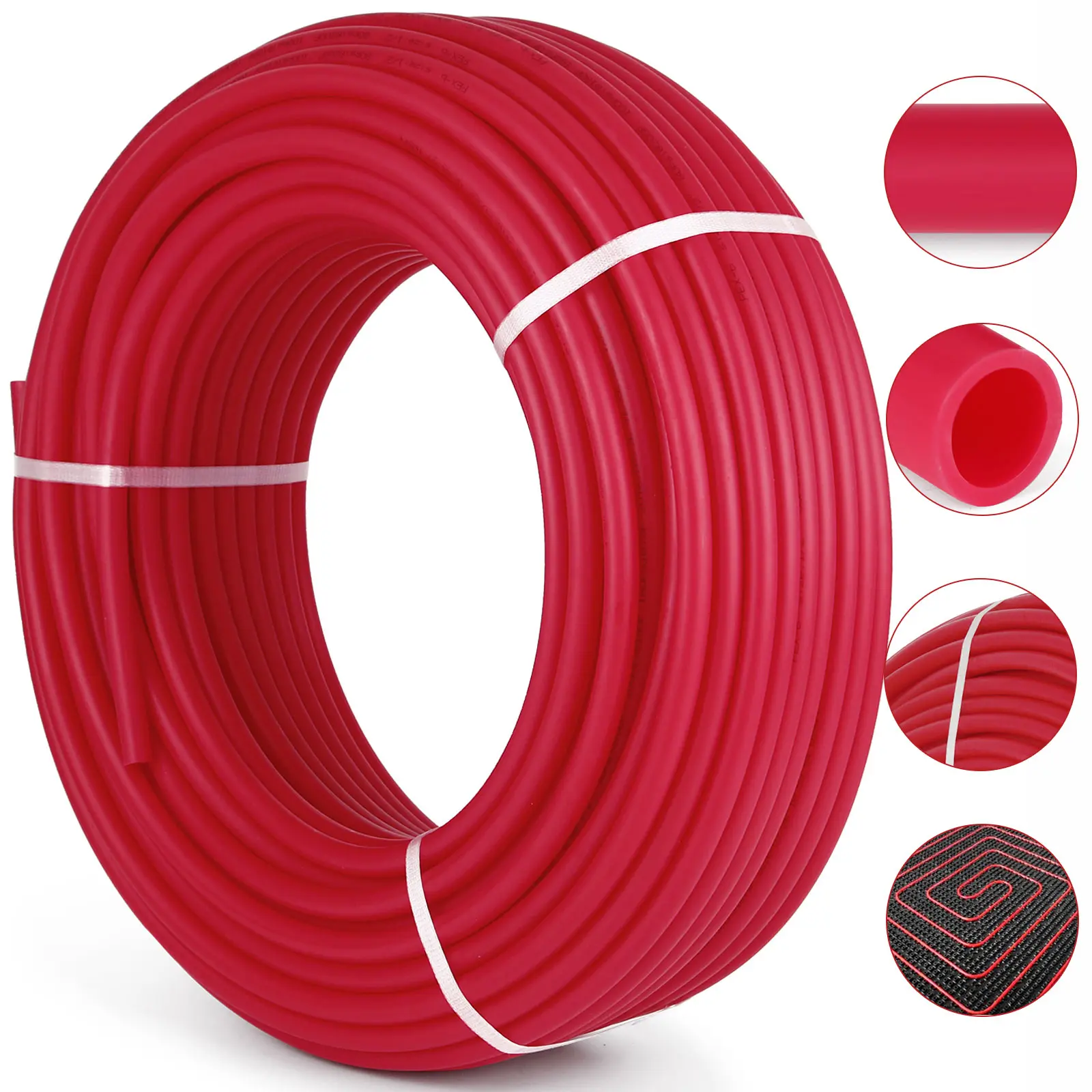 【Summerfinds】3/4" 300FT Pex Tubing Pipe for Radiant Floor Heat Leak-Proof 【Summerfinds】3/4" 300FT Pex Tubing Pipe for Radiant Floor Heat Leak-Proof