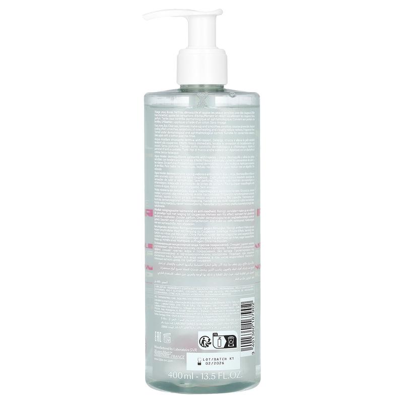 SVR Sensifine AR, Cleansing Micellar Water, Fragrance-Free, 13.5 fl oz (400 ml)