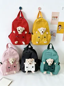 Cute Teddy Bear Backpack/school Bag, Vibrant Colors, Casual Style, Perfect for School, Dance Classes, Travel, Ideal Gift