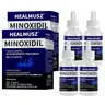 5% Minoxidil + High-Strength Biotin Unisex Hair Growth Liquid - Clinically Proven, FDA Approved, Paraben Free, Haircare Solution for Thicker Stronger Hair, Balding Support