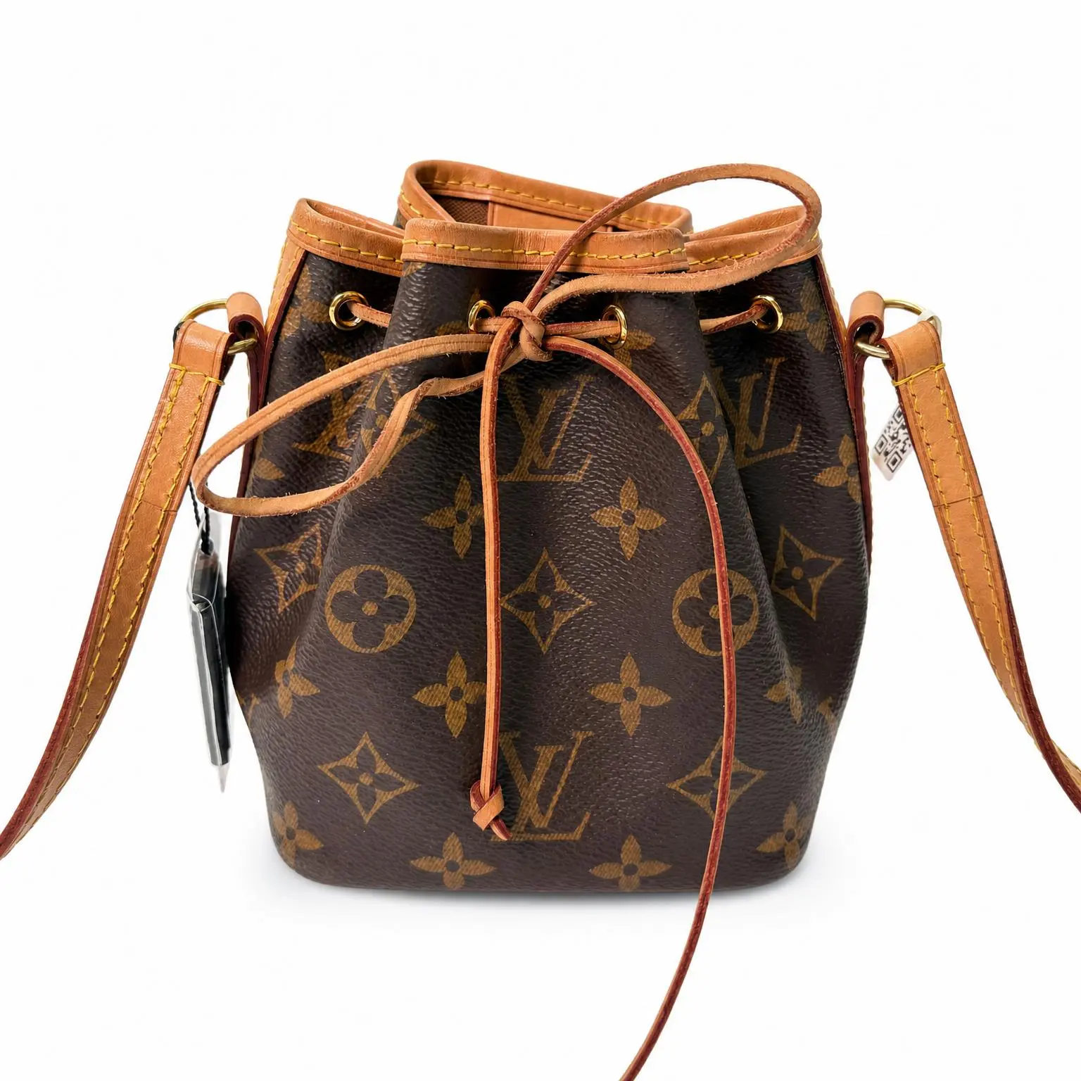 Pre-owned Louis Vuitton X Bucket Bags Nano Noe Monogram brown
