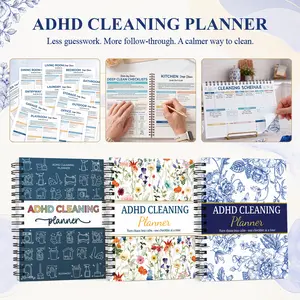 2026 Edition | ADHD Cleaning Checklist, Cleaning Schedule And To-do-List Organizer For Adults and Teens, Daily, Weekly & Monthly Household Solution For ADHD Minds, Stress-Free Housework, Stay Organized & Tidy