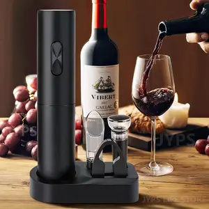 Electric Wine Opener, 1 Set Automatic Wine Corkscrew, Portable Wine Opener for Party, Summer for Gift, Kitchen Gadgets, Kitchen Accessories