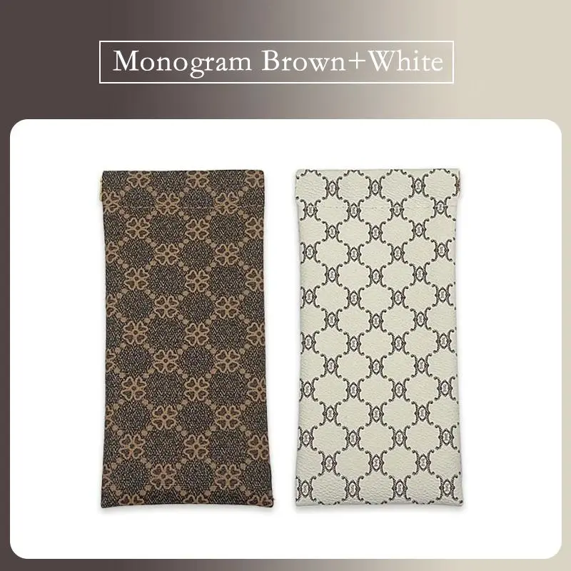 Monogram Brown+White