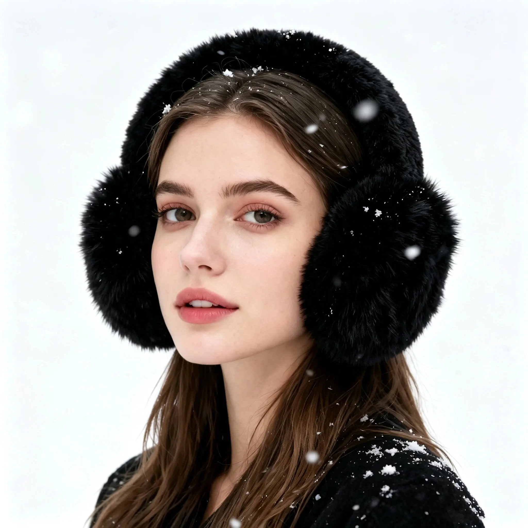 Ear Muffs Winter Women Men Soft Earmuffs Cute Ear Covers Cold Weather Fluffy Ear Warmers Headband Winter Accessories