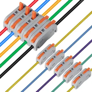 10pcs Compact Lever Connectors - Electrical Wire Terminals for Any Circuit, Inline Splices 28-12 AWG, Durable Reliable Connectors