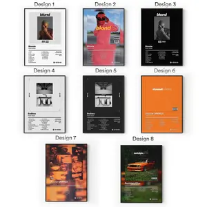 [Sale Up To 40%] [Unframe] Frank.Ocean Album Posters, Alternative R&B Soul Wall Art, Minimalist Bedroom Music Aesthetic Decor, Modern Album Cover Artwork, Gift for Fans