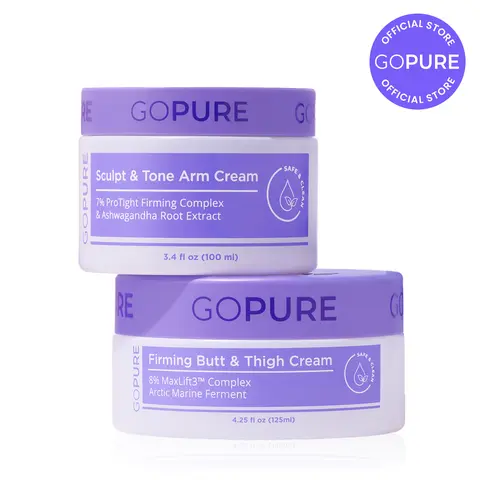 GOPURE Firm & Tone Bundle - Arm Cream + Butt & Thigh Cream