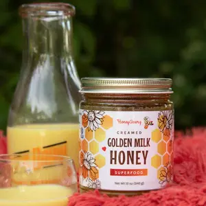 Golden Milk Honey- Unfiltered Raw honey